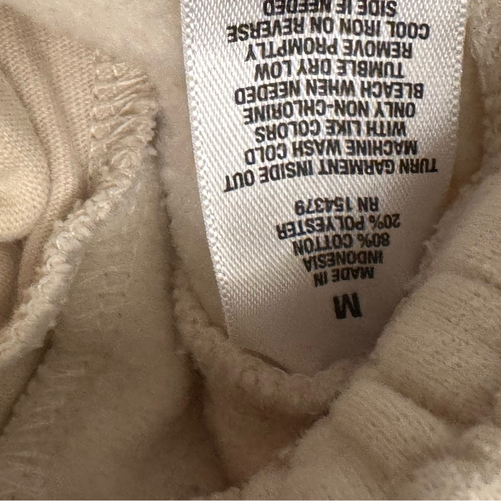 Aeropostale Off-White Fleece Joggers - Picture 5 of 5